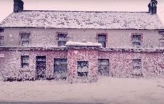 When an Irish village was covered in seafoam during a rare oceanic event