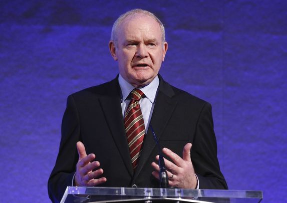 Martin McGuinness, former Irish republican Sinn Féin politician who was the deputy First Minister of Northern Ireland.