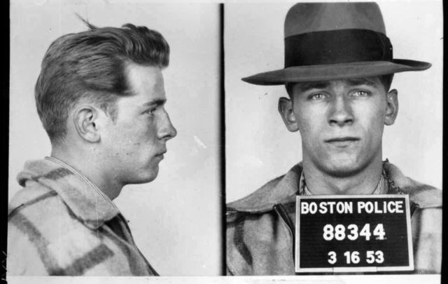 An old Whitey Bulger mugshot from the Boston Police.