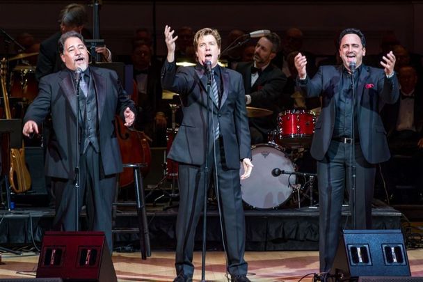The New York Tenors - Daniel Rodriguez, Andy Cooney, and Christopher Macchio.