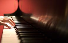 Playing Danny Boy in New York Steinway, a celebration of the American dream