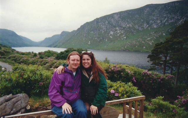 Stuart and Meredith at Glenveagh 1991