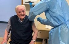 WATCH: 102-year-old Irish man breaks into song while receiving his vaccine in Donegal