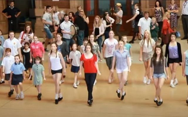 Irish dancers spread some St. Patrick\'s Day cheer at Central Station in Sydney, Australia in 2011.