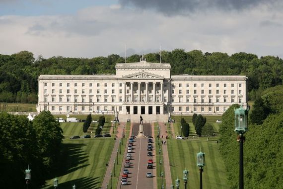 Unionists planned to erect a stone monument at the seat of the Northern Ireland Assembly at Stormont. 
