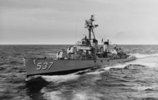 Repair work begins to save the USS The Sullivans