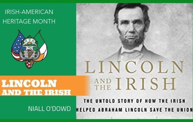 Tune into \"Lincoln and the Irish\" on March 27 at 1 pm EST.