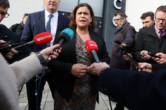 Sinn Féin leader Mary Lou McDonald debated the issue 