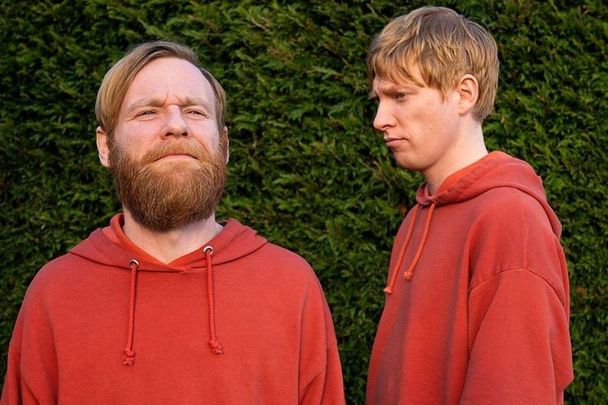 Brian Gleeson and Domhnall Gleeson star in the new Irish comedy \"Frank of Ireland.\"