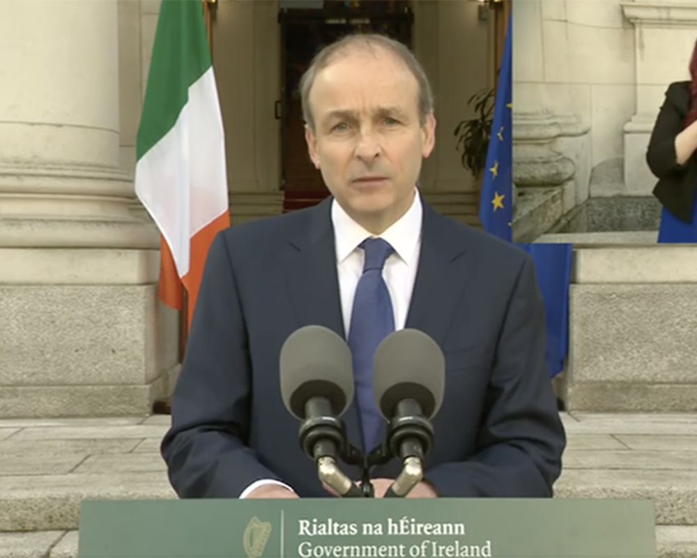 Irish government releases post-Easter Covid lockdown regulations