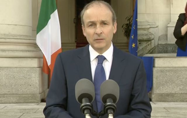 Taoiseach (Ireland\'s leader) Micheal Martin addresses the nation again with a roadmap to free the island of COVID.