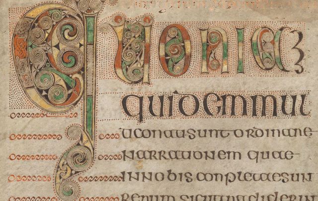 Trinity College Dublin: Book of Durrow, 7th century.