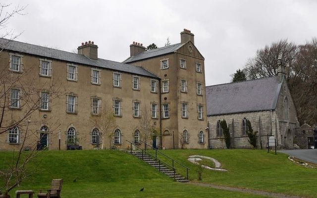 The former English military barracks at Glencree. 