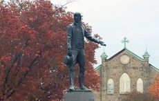 Statue of Irish-born slave owner taken down in Baltimore, Maryland