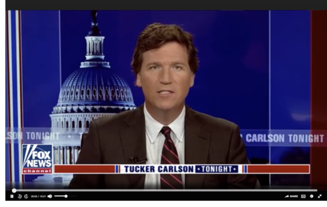 Fox News, Tucker Carlson channeled his inner Coolidge by peddling what some on the QAnon fringes have referred to as “white replacement theory.”