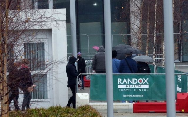 Randox operates PCR testing at Dublin Airport. 