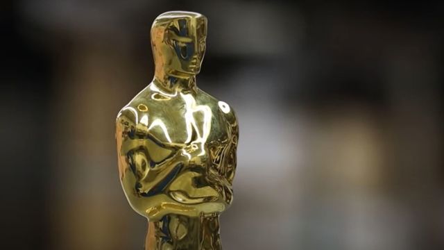 The famous Oscar trophy 
