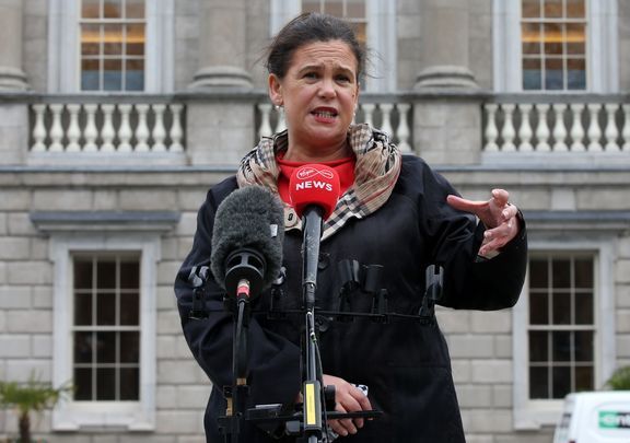 Sinn Féin President Mary Lou McDonald.