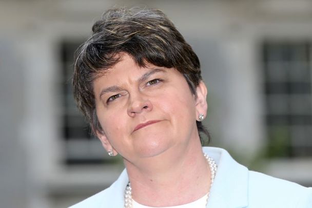 Arlene Foster in Dublin in 2017.