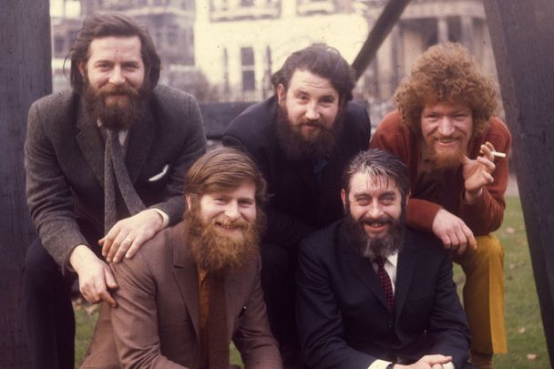 The Dubliners pictured in 1970. 