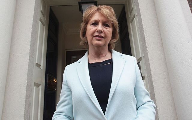 March 2016: Mary McAleese before she launched a groundbreaking report on the mental health and wellbeing of LGBTI people in Ireland outside Royal Irish Academy in Dublin.