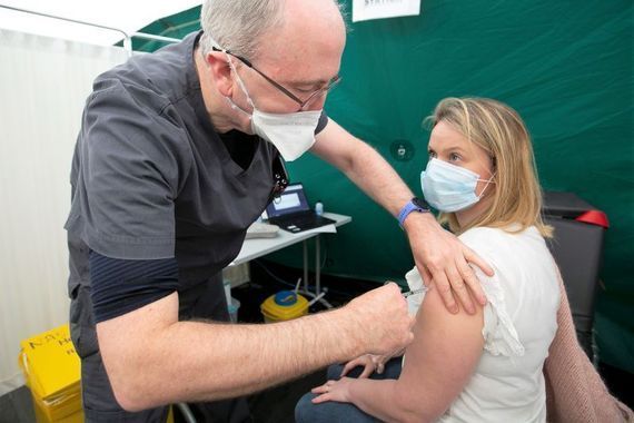 A total of 31 percent of the Irish population has had at least one dose of the vaccine