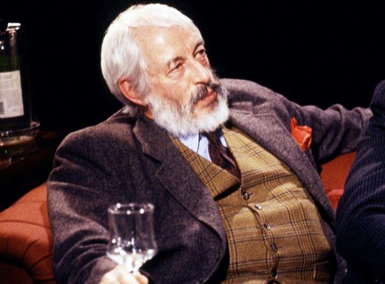 J.P. Donleavy appearing on After Dark in 1991.