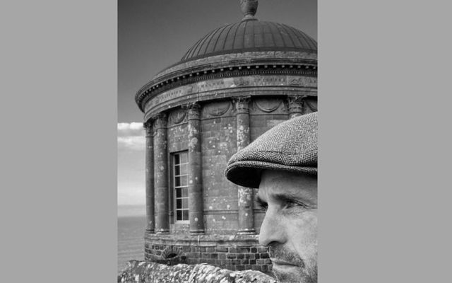 Actor Patrick Dempsey at Mussenden Temple in County Derry