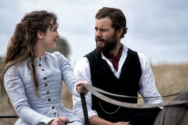 Ann Skelly and Jamie Dornan in “Death and Nightingales”