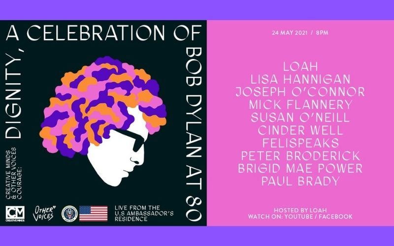 WATCH: Irish artists celebrate Bob Dylan’s 80th birthday from Dublin!