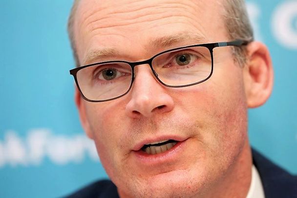 Ireland\'s Minister for Foreign Affairs Simon Coveney, pictured here in January 2020.