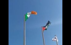 WATCH: Irish flag raised in Palestine in response to Irish solidarity