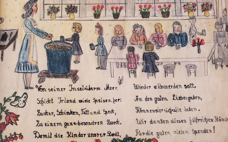 The children's thank you book that highlighted Ireland's post-war aid to Germany