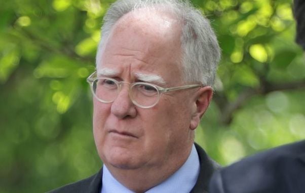 May 13, 2021:  Mike Donilon, Senior Adviser to President Biden, ahead of a briefing from the president in the Rose Garden of the White House in Washington, DC. 