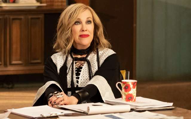 Catherine O\'Hara as Moira Rose in \"Schitt\'s Creek.\"