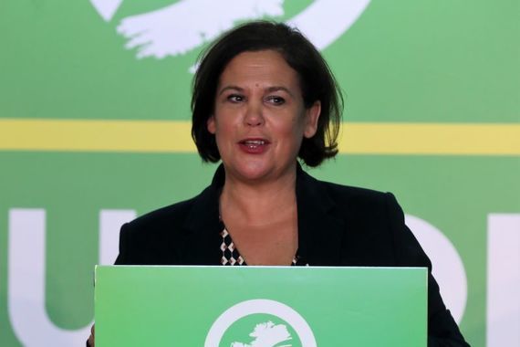 Sinn Féin President Mary Lou McDonald. 