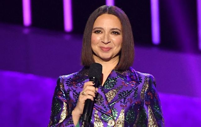 January 28, 2020: Maya Rudolph speaks onstage during the 62nd Annual GRAMMY Awards in Los Angeles, California. 