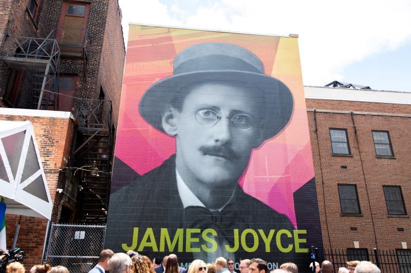 James Joyce mural unveiled in New York ahead of Bloomsday