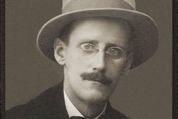 A portrait of James Joyce in Zurich in 1915.