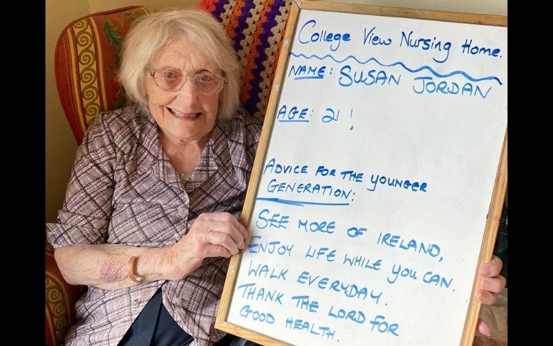 Elderly in Cavan post words of wisdom for the youth on Facebook