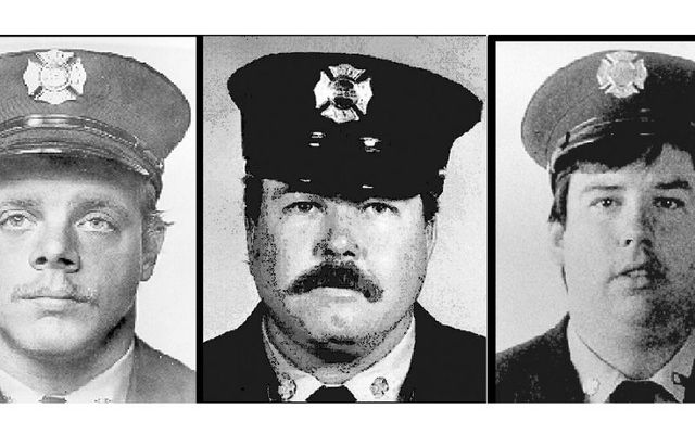 FDNY firefighters Harry Ford, Brian Fahey, and John Downing. 
