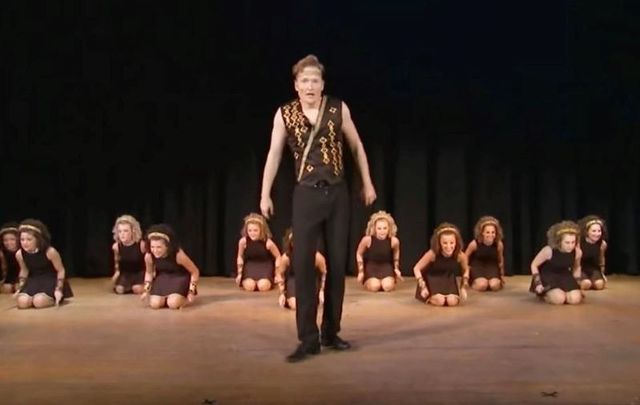 WATCH: Conan O'Brien reminisces about learning "the sacred art of Irish dancing"