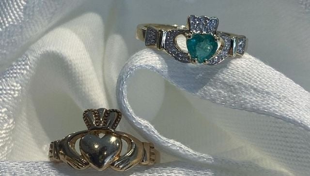 Claddagh rings from Donegal Square 