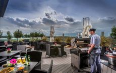 Rooftop Garden at the Lough Rea Hotel, Galway