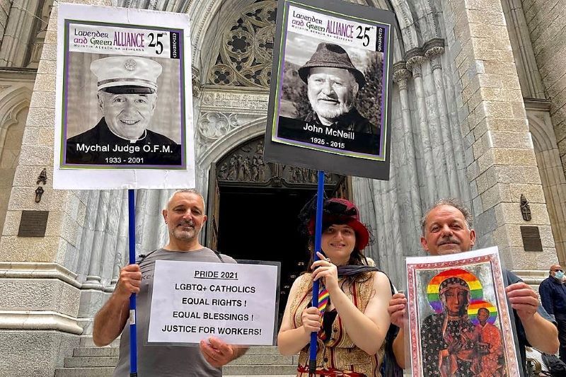 Irish proud mark Pride at New York’s St. Patrick’s Cathedral