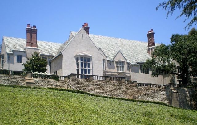 The Greystone Mansion in Beverly Hills, California.