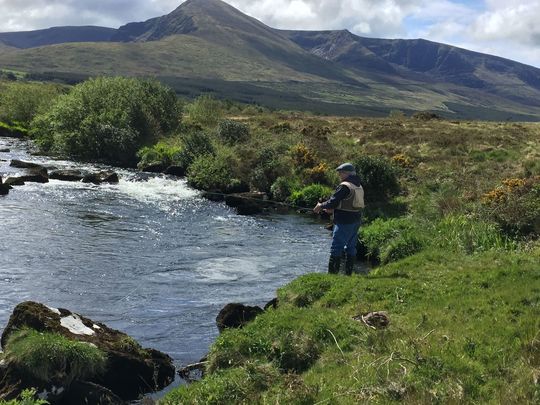 River Owenmore at foot of Mt. Brandon, Dingle Peninsula