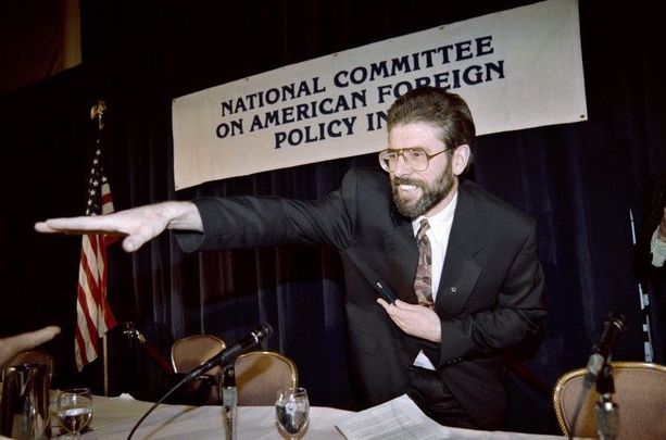 Gerry Adams during his first visit to New York in 1994.