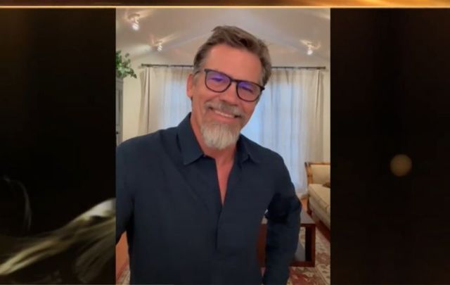 Josh Brolin presenting the award for Best Film at the 2021 IFTAs.