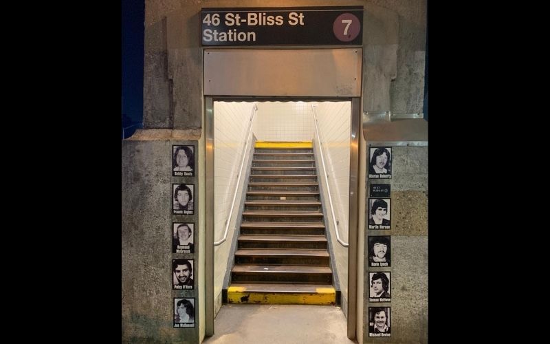 Tributes to Irish hunger strikers appear around New York